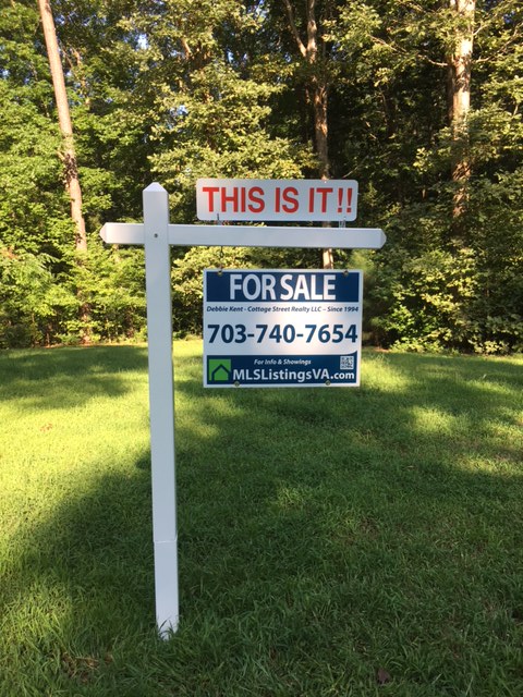 Professionally Installed Post Sign